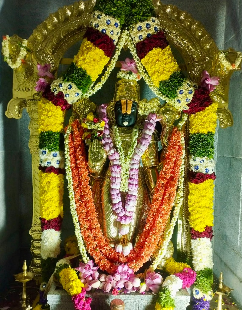 Deity Lord Venkateswara for temple Kumbhabishekam consecration
